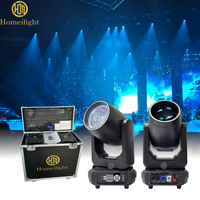 Luz Móvil de Cabeza con Anillo LED de 300W, DMX512, Luz de DJ para Fiestas y Bodas
