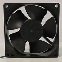 Ventilateur axial DC 3 pouces 8025 5V 12V 24V 48V 5 pales à roulement à billes 8000 tr/min 88 CFM 80x80x25mm Ventilateurs de refroidissement