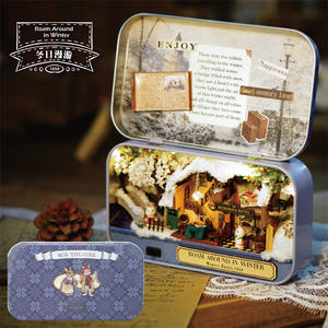 Maison amusante intelligente à monter soi-même, modèle de chalet, théâtre, jouet créatif pour fille, cadeau d'anniversaire, accessoires de bricolage - Product Image 4