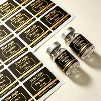 Étiquettes d'emballage en vinyle autocollantes imperméables de haute qualité résistantes à la chaleur 3ml 10ml Étiquettes pour flacons Peptides
