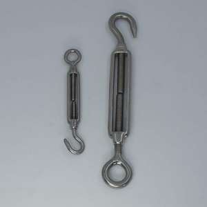 Tensores de Acero Inoxidable 316 de Cuerpo Cerrado con Gancho y Ojo Negros para Herrajes de Aparejos de Industria Pesada - Product Image 2