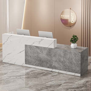 Caja Registradora de estilo industrial, pequeño de madera mostrador de recepción, catering, mostrador de bienvenida, Mostrador de oficina, Mostrador de Bar - Product Image 4