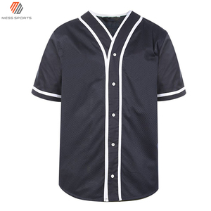 Nouveau maillot de baseball imprimé par sublimation numérique, col rond, doux, 100% polyester, maillot de baseball pour hommes, chemise de sport personnalisée - Product Image 5