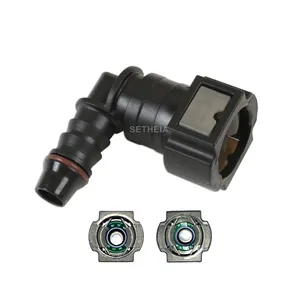 SAE 3/8" inch 9.49mm-ID8mm female quick connector for car fuel urea water line system nylon pipe rubber hose fittings connect