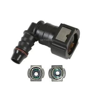 SAE 3/8 "zoll 9.49 mm-ID8mm weiblichen schnell anschluss für auto kraftstoff harnstoff wasser linie system nylon rohr gummi schlauch armaturen verbinden