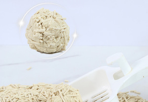 Arena para Gatos de Tofu Natural de la Mejor Calidad de Fábrica, Ecológica, Sin Perfume, Control de Olores, Desechable por el Inodoro, Aglutinación Rápida, Fuerte Absorción de Agua, OEM - Product Image 3