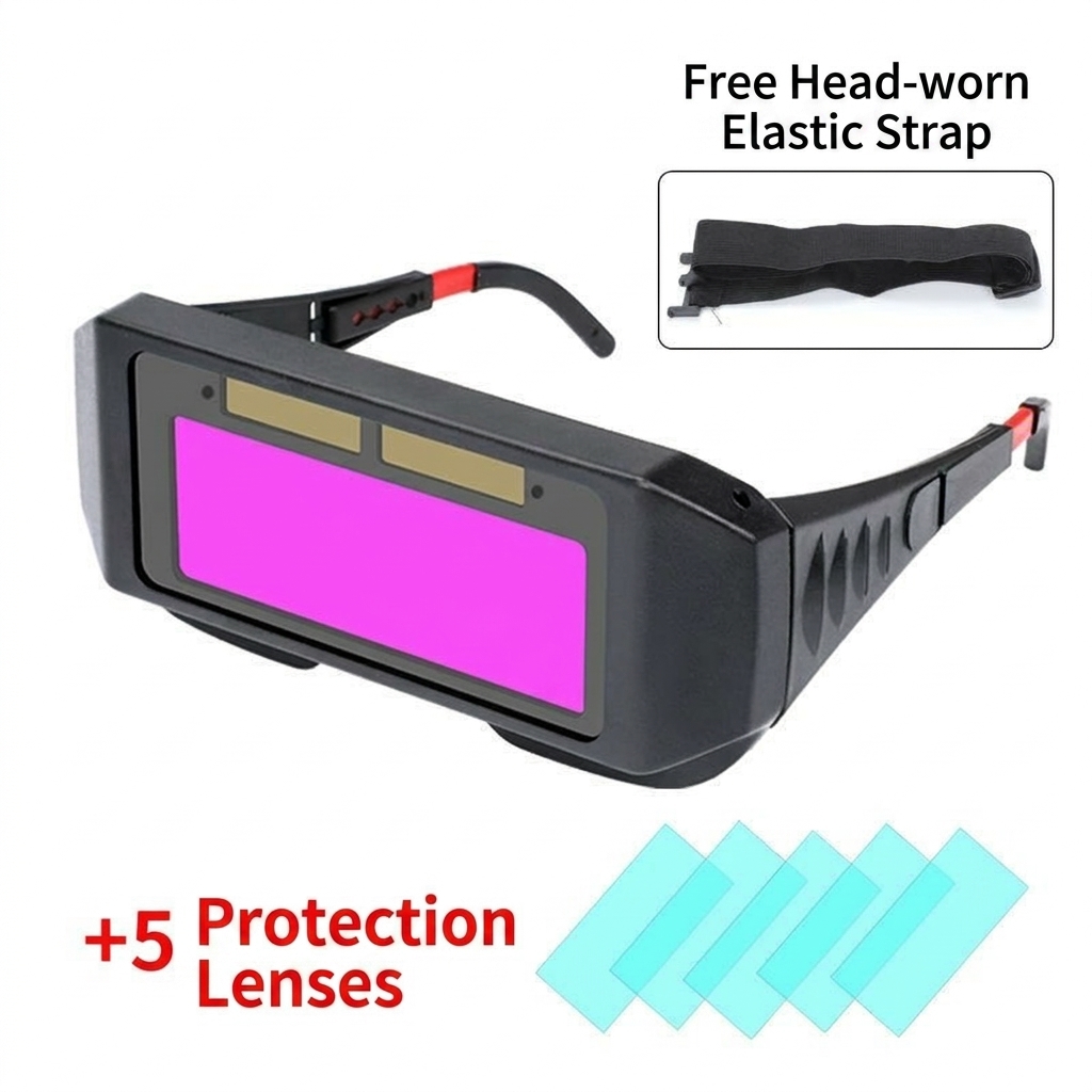 Gafas clásicas + 5 cubiertas protectoras para lentes