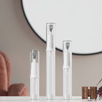5ml 10ml 15ml Vide En Plastique Gel Pour Les Yeux Crème Conteneur Plat Applicateur Airless Brillant À Lèvres Bouteille Métal Pointe Tête Pompe Pulvérisateur Lotion