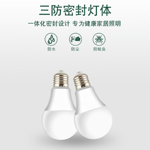 Led <b>Bulb</b> A Type E27 Screw Base Plastic Coated Aluminum Energy Saving Ultra Bright Household <b>Light</b> - Product Image 5
