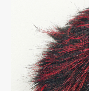 고품질의 염색된 뾰족한 인조 모피는 목걸이에 사용되며, 무게가 높고 현재 판매 중에 있습니다. - Product Image 5