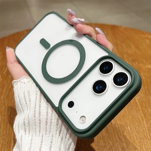 Funda Magnética de Carga Inalámbrica de Acrílico Colorida de Lujo para iPhone 17 16 15 14 13 12 Mini 11 Pro Max XS X XR 7 8 Plus - Product Image 3