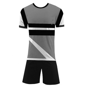 ชุดคิตฟุตบอลเล่นกีฬาสำหรับผู้ชาย,ชุดคิตเครื่องแบบฟุตบอลเจอร์ซีย์กีฬาออกแบบตามสั่งแบบระเหิด - Product Image 5