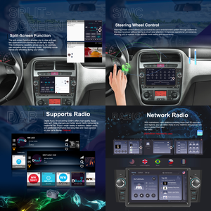 Hikity 7 pollici Android Car Audio per <span class=keywords><strong>Fiat</strong></span> Punto 2005-2009/<span class=keywords><strong>Linea</strong></span> 2007-2011 2 + 64G Wireless Carplay/Android Auto/GPS/WiFi OEM ODM - Product Image 3