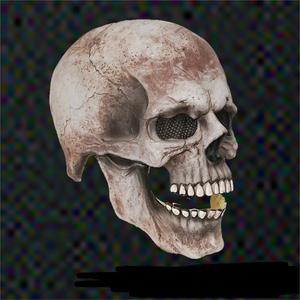 2023 pas cher Halloween horreur nouvelle bouche mobile crâne masque couvre-chef bouche mobile crâne halloween fête décoration porp masque - Product Image 3