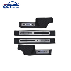 Convient pour Land Cruiser Prado 250, <span class=keywords><strong>seuil</strong></span> <span class=keywords><strong>de</strong></span> porte <span class=keywords><strong>de</strong></span> haute qualité, 4 pièces, avec lumière intégrée, <span class=keywords><strong>barre</strong></span> <span class=keywords><strong>de</strong></span> <span class=keywords><strong>seuil</strong></span>, accessoires <span class=keywords><strong>de</strong></span> voiture - Product Image 1