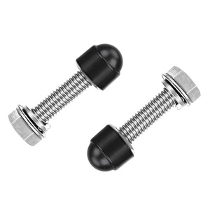 Vente en gros d'écrous dôme Elekh, zingués, écrous hexagonaux en plastique blanc/<span class=keywords><strong>noir</strong></span>, M10 * <span class=keywords><strong>17</strong></span>*20, écrou de protection à tête hexagonale - Product Image 1