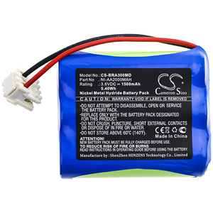Batería para Braun Casmed 3/N600AAK, NI-AA2000MAH - Product Image 3