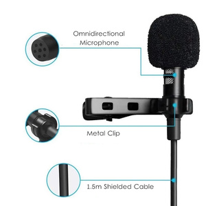 Lavalier-Mikrofon Mini 2-in-1 mit Typ-C-Anschluss und Kopfhörer-Schnittstelle für Samsung, <span class=keywords><strong>Huawei</strong></span>, Xiaomi, Clip-Kragen-Mikrofon mit Kabel - Product Image 2