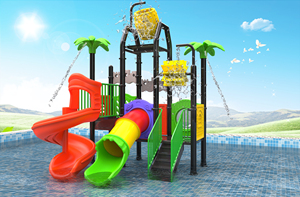 New Design Outdoor Kids <strong>Pool</strong> Water <strong>Plastic</strong> <strong>Slide</strong> Playground for Water Park Equipment - Product Image 5