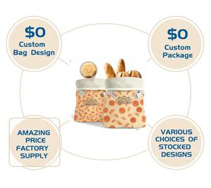 用于酸面团和自制面包的2包蜂蜡面包袋-天然棉酸面团可重复使用的蜂蜡食品储物袋 - Product Image 2