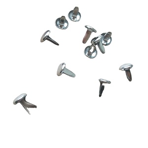 EMagTech 200Pcs Document Paper Fasteners Filing Strip Fastener Filing Clip Metal Filing Paper Fastener Clips Accessories For Office School Students