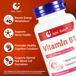Capsules de Vitamine B12 de Haute Qualité 1000mcg Soutiennent la Santé Immunitaire des Adultes Complément Alimentaire de Vitamine B12 - Product Image 3