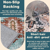 Tapis imprimé personnalisé fabriqué à la machine, tapis tissés pour le salon, la chambre à coucher, tapis et moquettes à fleurs papillon