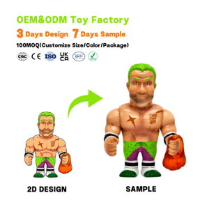 Figurines d'anime en vrac, modèles en vinyle, figurines d'action de collection, statues Pop Art, figurines de lutteurs, sculptures <span class=keywords><strong>Street</strong></span> Art, jouets décoratifs - Product Image 1