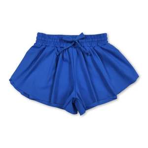 Pantaloncini Estivi da Yoga per Bambine, Gamba Larga con Motivo a Farfalla, Shorts Sportivi per la Corsa - Product Image 5