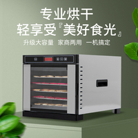 8 Trays Roestvrijstalen Kleine Voedseldehydrator Fruit-En Groentedroger Vleesdroogoven Mini-Droger