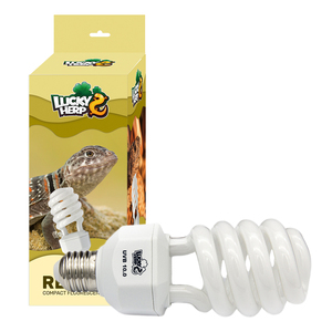 Luckyherp lampu <span class=keywords><strong>Ultraviolet</strong></span> T4 23W <span class=keywords><strong>UVB</strong></span> 5.0 10.0 lampu <span class=keywords><strong>Ultraviolet</strong></span> untuk pemilik reptil produk hewan peliharaan - Product Image 1