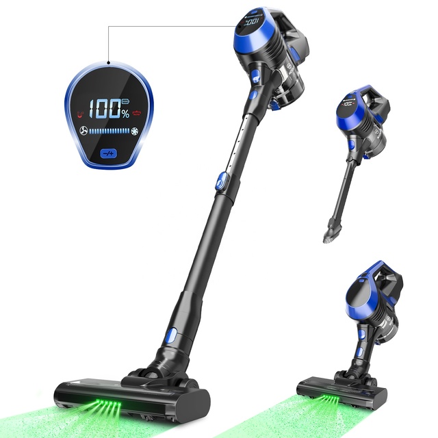 MOOSOO Lightweight Cordless Vacuum Cleaner Cordless Handheld Vacuum Portable Vacuum Cleaner Rechargeable