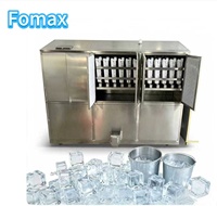 Machine à glaçons commerciale de grande capacité adaptée à divers scénarios, machine à fabriquer des blocs de glace pour centre commercial