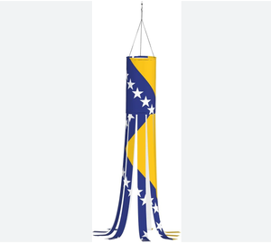 Manguito Decorativo de Poliéster para el Partido de Fútbol de Bosnia y <span class=keywords><strong>Herzegovina</strong></span> 2026, Diseño Festivo, Resistente, Personalizable, Accesorios Colgantes para Exteriores - Product Image 1