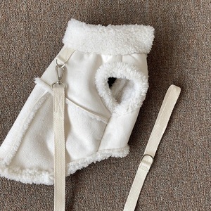 Hotselling roze hondenkleding groothandel hondenjas winterkleding warme buitenjas hondenjas met bontkraag - Product Image 6