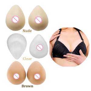 Prothèse mammaire en silicone non adhésive en forme de goutte d'eau, 1 pièce, pour mastectomie - Product Image 1