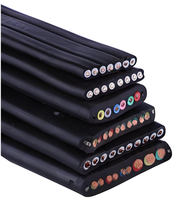 18 x 0,75 mm² PE-isoliertes PVC-ummanteltes Kupfer-Niederspannungs-0,6/1KV-Aufzugskabel Flaches Reisekabel Hebekabel