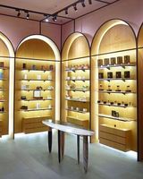 Vitrine et étagères d'exposition de parfums M&S avec éclairage LED de haute qualité |   Meubles de présentation sur mesure pour les boutiques et les magasins de détail