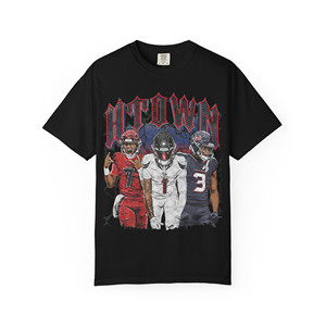 T-shirt de football 713 H-town Stroud Dell Lassiter (noir, rouge, gris, bleu marine) - Product Image 4
