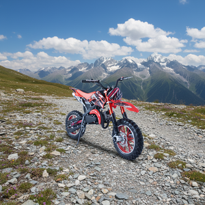 Fabricant vérifié, moto de poche pour enfants de taille normale, 49 cm³, 2 temps, moteur à essence, mini motocross - Product Image 1