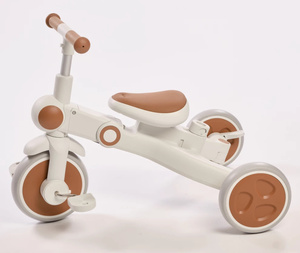 A7 đa chức năng có thể gập lại bé ba bánh cho 2-5 tuổi ba bánh trẻ em bé với bàn đạp ba bánh trẻ em bé 7 trong 1 lớn tán - Product Image 4