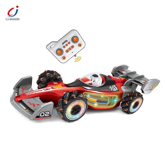 Chengji Spray Car Racing 4wd Light Music 2.4g F1 Formula Race RC Stunt Car Kids Toys Remote Control Car With Spray