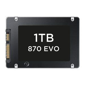 870 EVO MZ-77E1T0B/AM 1TB 2.5" 7มม. SATA III 6Gb/s สูงสุด 560MB/s อ่าน 530MB/s เขียน ฮาร์ดดิสก์ SSD ภายใน - Product Image 1