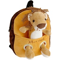 Enfants Anti-perte sac à dos 3d poupée dessin animé sacs à dos licorne détachable sac d'école en peluche pour tout-petit