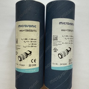 Capteur ultrasonique d'origine allemande M I c R O s n Mic+130/DD/TC 200~1300mm, double sortie PNP, 9-30V 80mA - Product Image 6