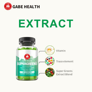 Bonbons Gommeux Supergreens OEM Probiotiques - Extrait de Feuille d'Artichaut Spiruline Chou Frisé Vitamines B6 Santé Digestive Soutien Immunitaire - Product Image 6
