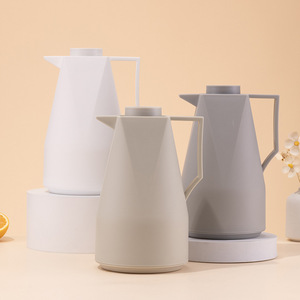 Nórdico personalizado 1L gran capacidad doble pared hervidor de vacío termo aislado jarra de agua reutilizable termo té cafetera con asa - Product Image 2