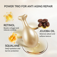 Sérum Visage Anti-rides et Hydratant au Rétinol, Huile de Jojoba et Acide Hyaluronique – Formule Populaire pour une Peau Raffermie et Éclatante
