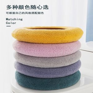 Funda para asiento de inodoro, de felpa, gruesa, impermeable, cobertura total, para uso doméstico, para las cuatro estaciones - Product Image 1