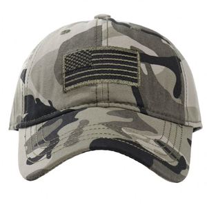 Casquette de baseball tactique en coton brodé à 6 panneaux vert jungle, ajustable, pour sports nautiques et course à pied, vente en gros - Product Image 1